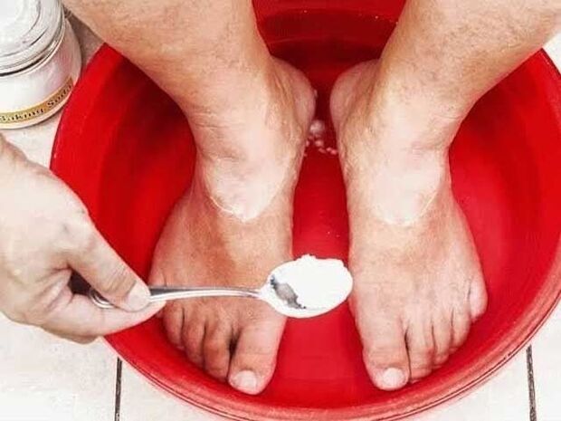 Sodabäder für Pilze